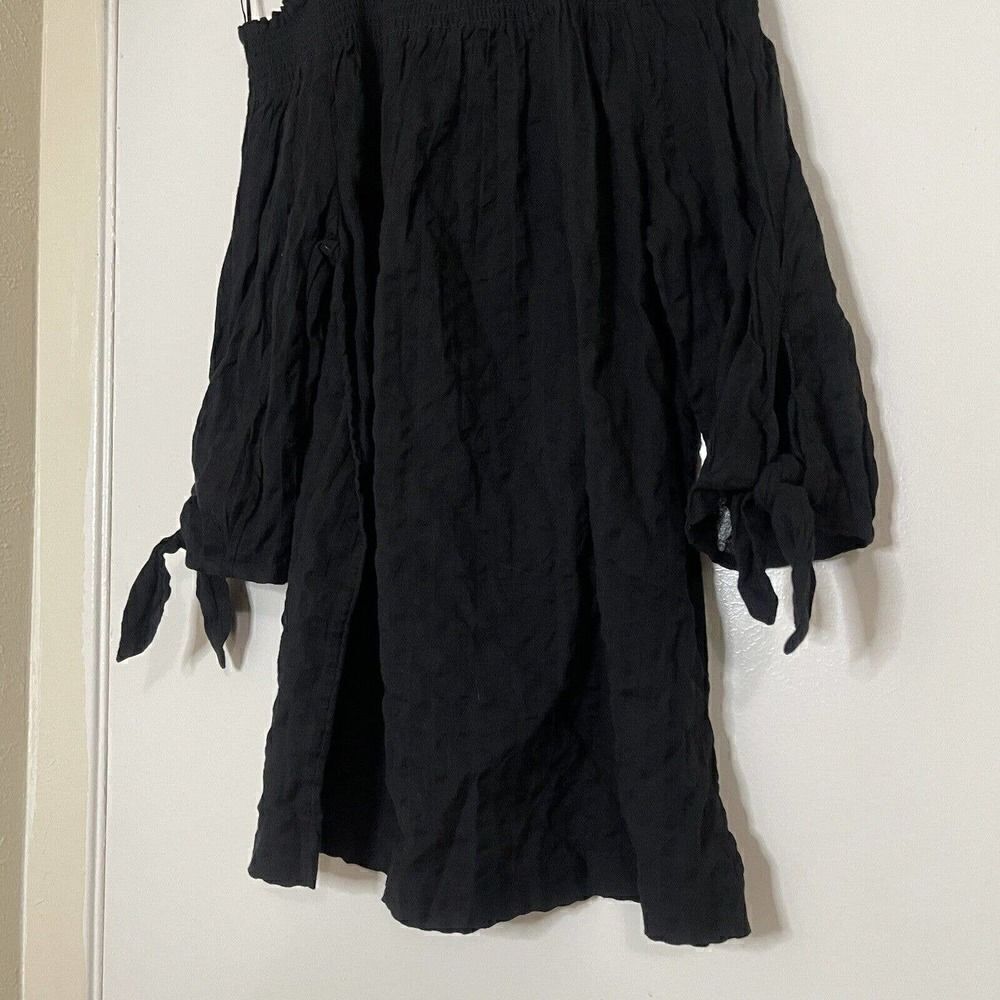 NWOT CASLON long sleeve cold shoulder cotton tunic top size Small - Picture 2 of 5